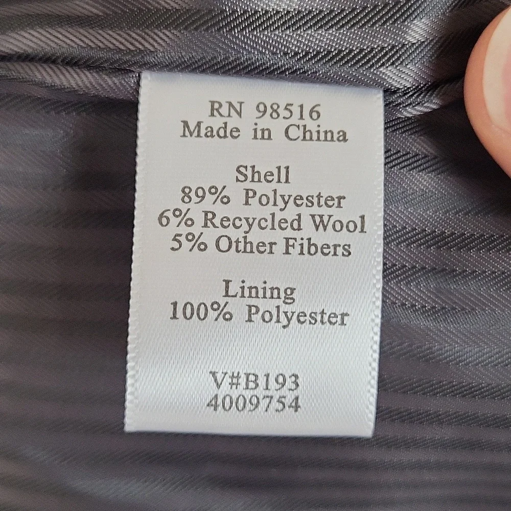 Coldwater Creek Tweed Gray and Silver Blazer, Women's Size 20 - Picture 6 of 7